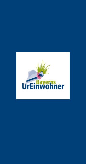 Logo auf Infotafel - Bayerns Ureinwohner