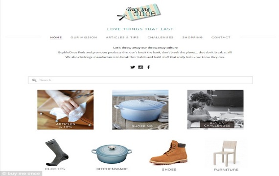Online-Shop mit Dingen, die nie kaputt gehen: BuyMeOnce - Foto: www.buymeonce.com