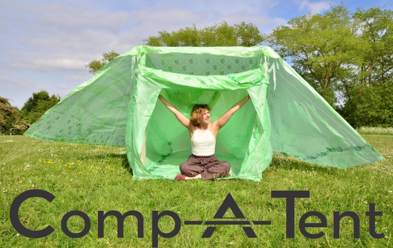 Comp-A-Tent: das erste vollständig kompostierbare Zelt - Foto: Facebook - Comp-A-Tent