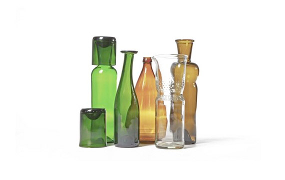 SAMESAME upcycled glass products - Beispiele - Foto: www.samesame-shop.de