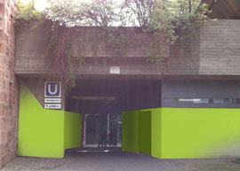 U-Bahn Unterführung Nürnberg