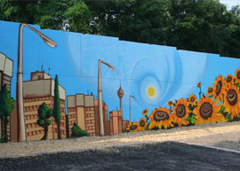 Beispiel-Grafitti von Julian Vogel