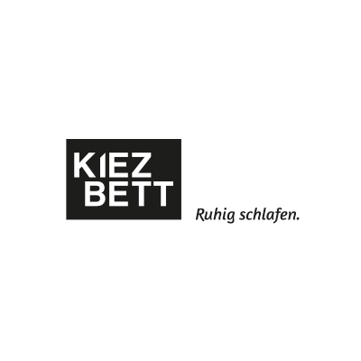 Das Logo von Kiezbett www.kiezbett.com